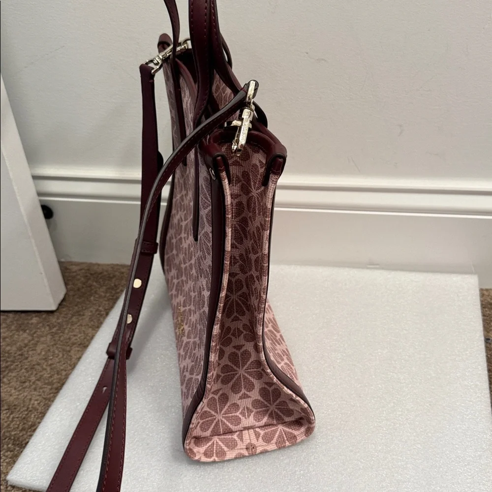 Kate Spade Spade Flower Coated Canvas Rowan Medium North South Tote bag - Picture 3 of 8